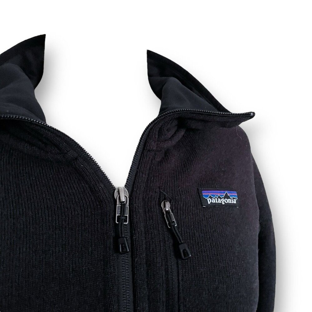 Patagonia Women Performance Better Sweater Jacket Sz Small Black Full Zip Pocket - Picture 4 of 6